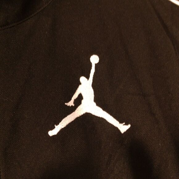 Jordan track top shirt mens XL Xlarge black full zip mock neck long sleeve - Picture 3 of 11